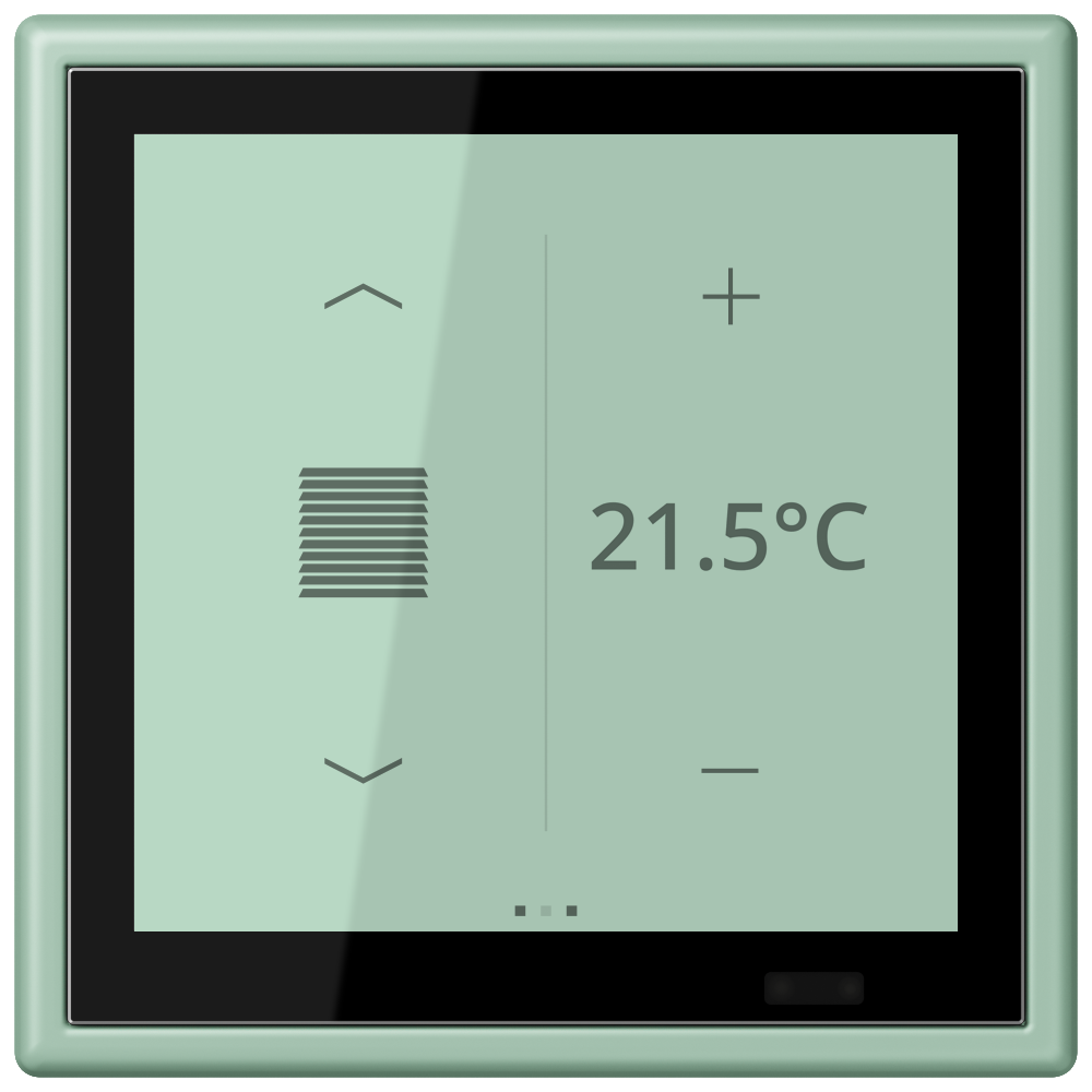JUNG Bedienelement KNX Kst ver_ang_cla LC 459 D 1S 217 UP 6Bet man.SollwVerst