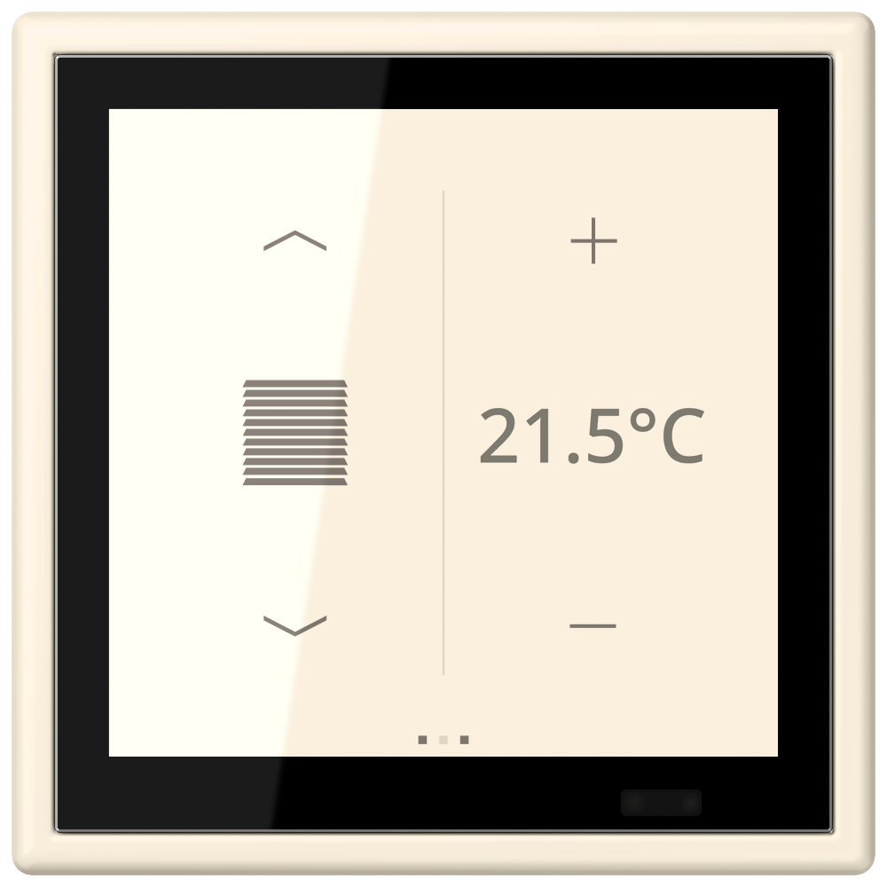 JUNG Bedienelement KNX Kst bla_ivo UP LC 459 D 1S 245 6Bet man.SollwVerst