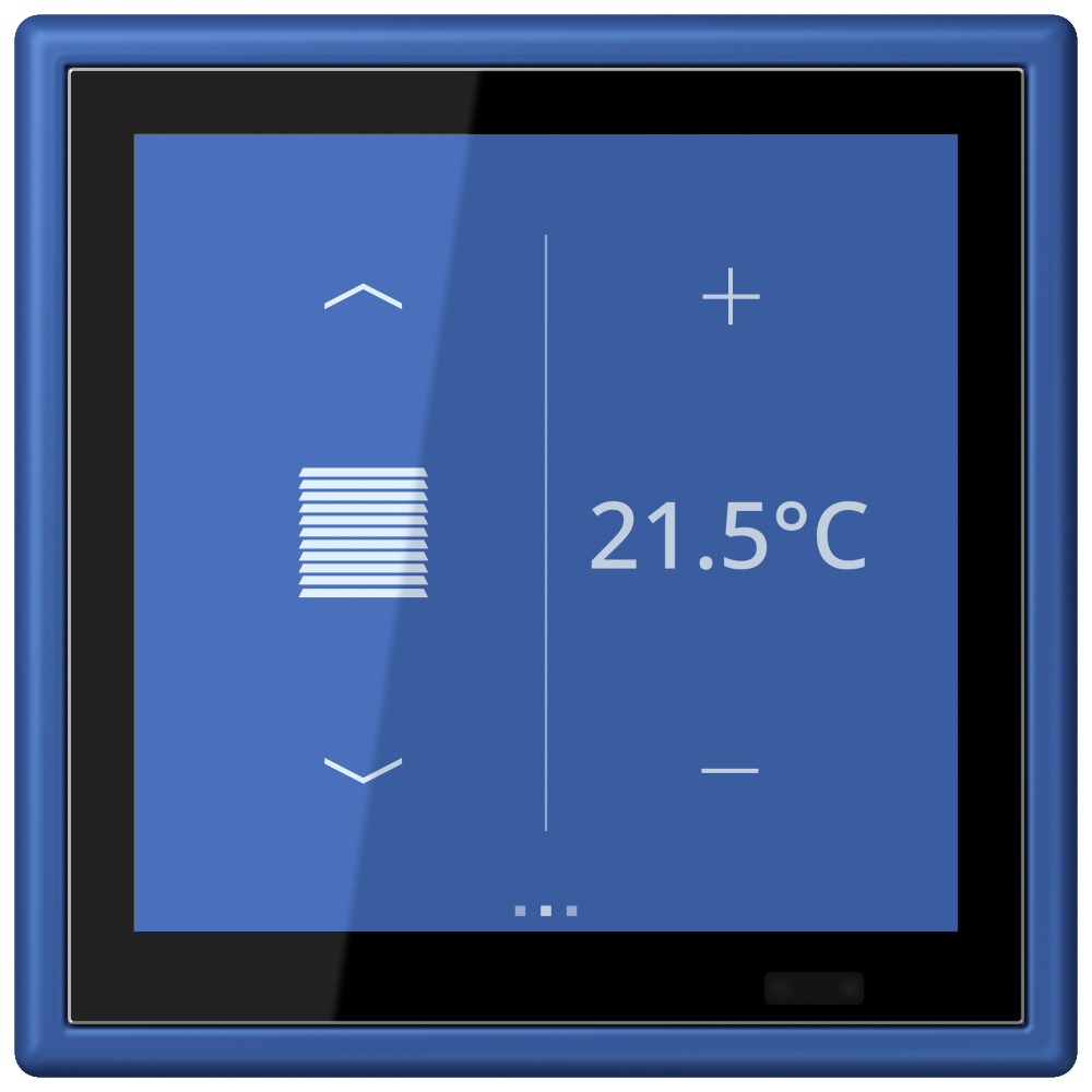 JUNG Bedienelement KNX Kst ble_out_59 UP LC 459 D 1S 253 6Bet man.SollwVerst