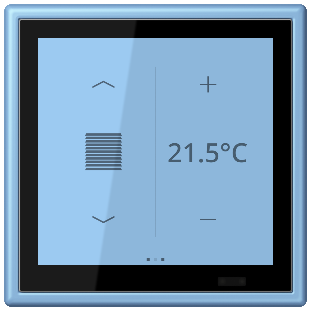 JUNG Bedienelement KNX Kst ble_cer_59 UP LC 459 D 1S 256 6Bet man.SollwVerst