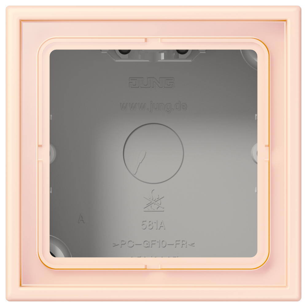 JUNG Gehäuse AP 1f Kst or mt AP-Geh IP2X LC 581 A 226