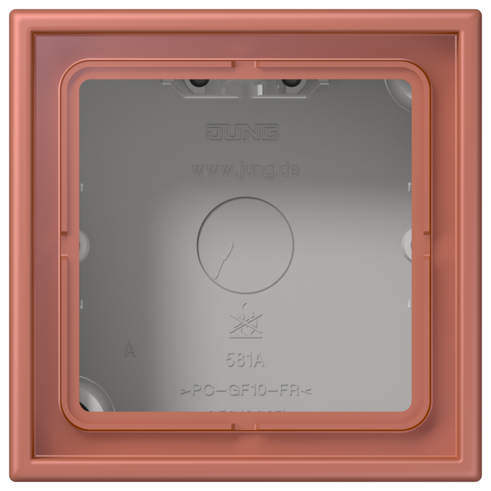 JUNG Gehäuse AP 1f Kst brz mt AP-Geh LC 581 A 236 IP2X