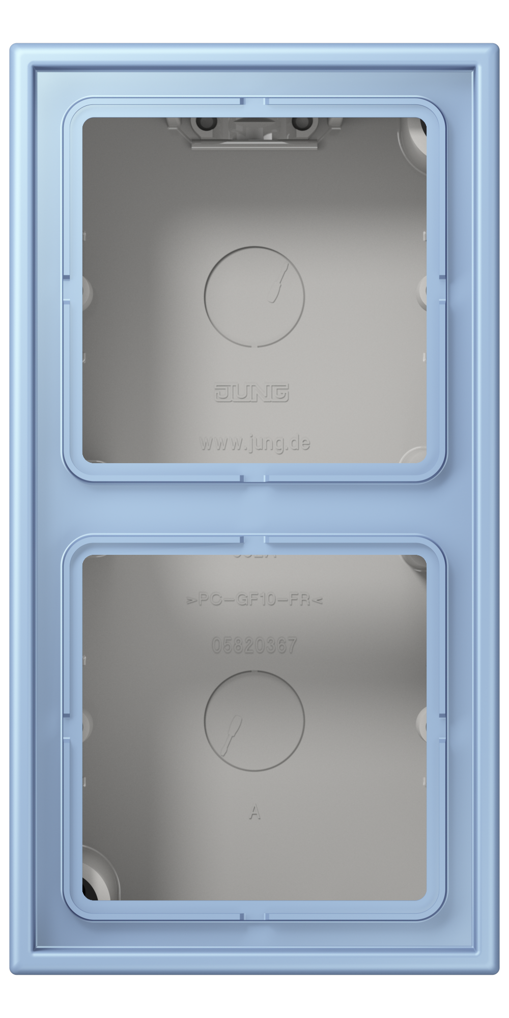 JUNG Gehäuse AP 2f Kst out_moy mt AP-Geh LC 582 A 207 IP2X