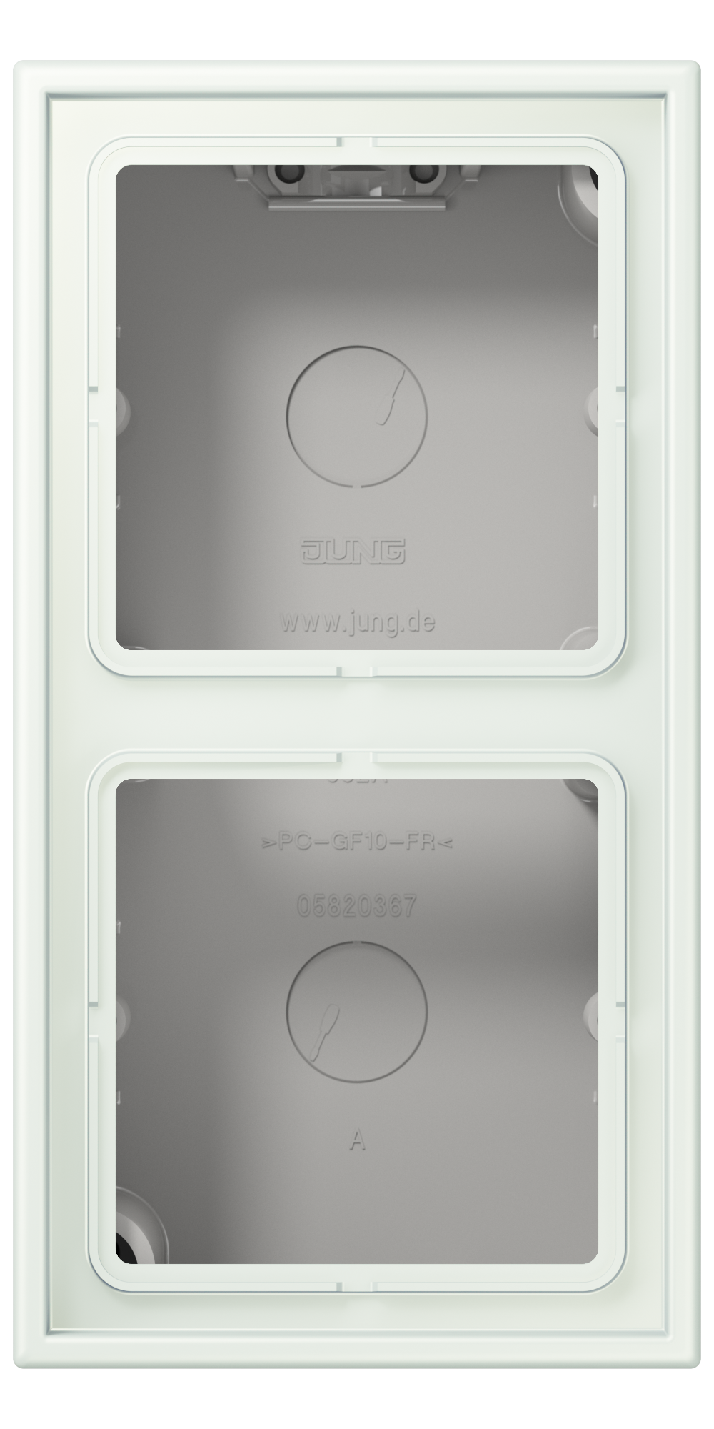 JUNG Gehäuse AP 2f Kst gr mt AP-Geh IP2X LC 582 A 210
