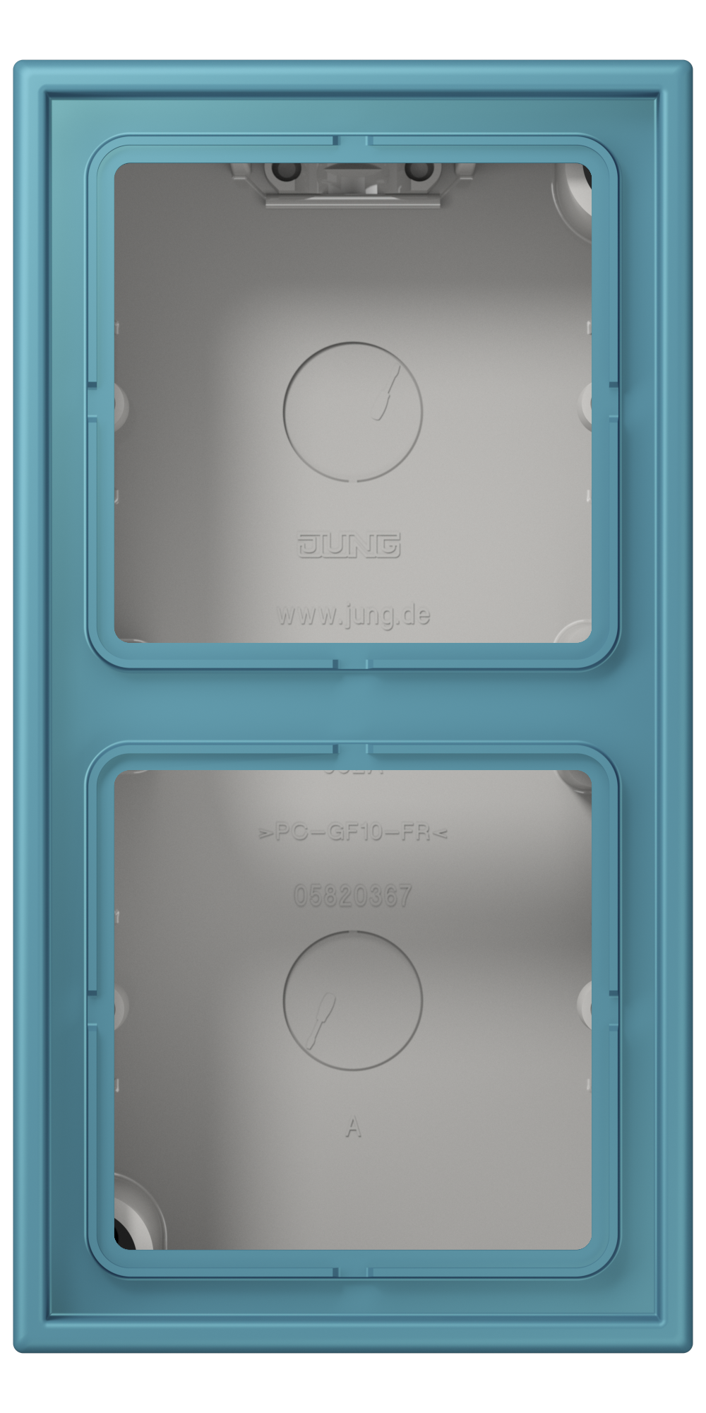 JUNG Gehäuse AP 2f Kst cer_vif mt AP-Geh LC 582 A 212 IP2X