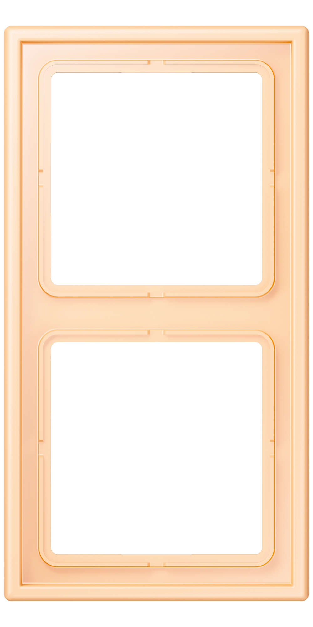 JUNG Einbaurahmen 2f ocre mt Kst f.GEB-K LC 982 223