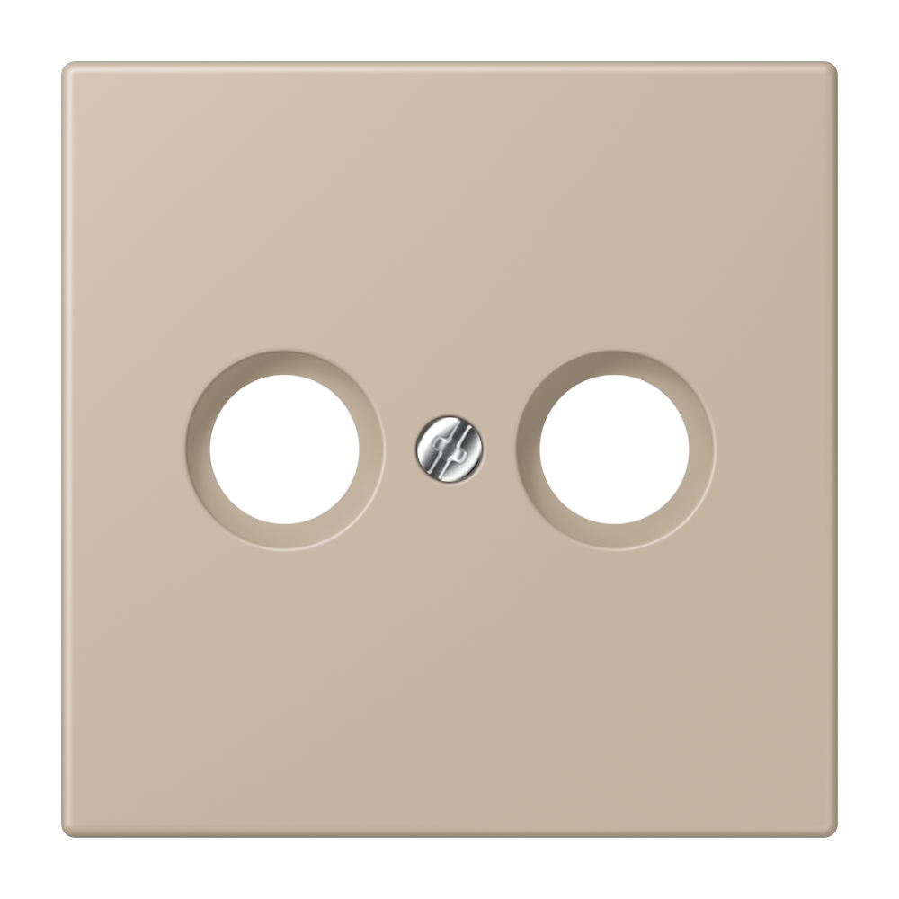JUNG Zentralplatte Ant.dose omb_nat_cla LC 990 TV 243 Schraubbef