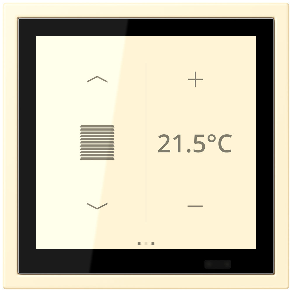 JUNG Bedienelement KNX Kst blanc UP 6Bet LCZ 459 BF D 1S 201 man.SollwVerst