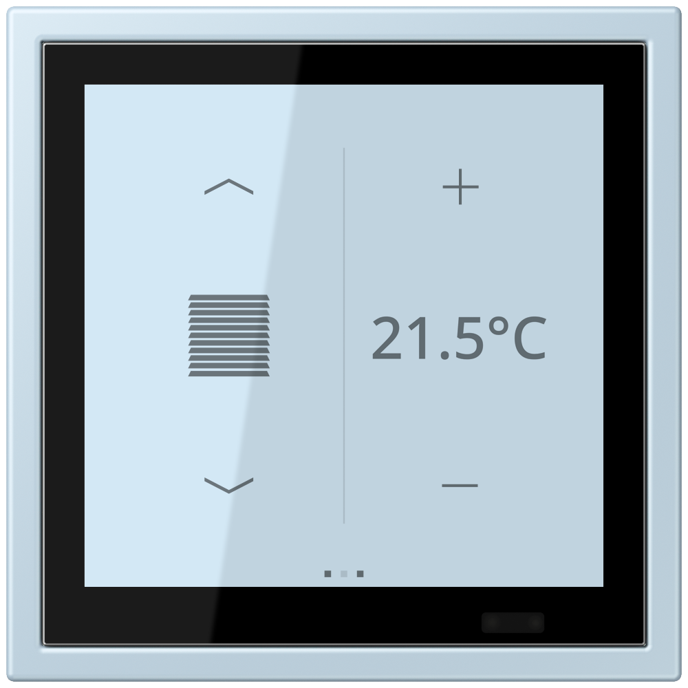 JUNG Bedienelement KNX Kst out_cla UP LCZ 459 BF D 1S 208 6Bet man.SollwVerst