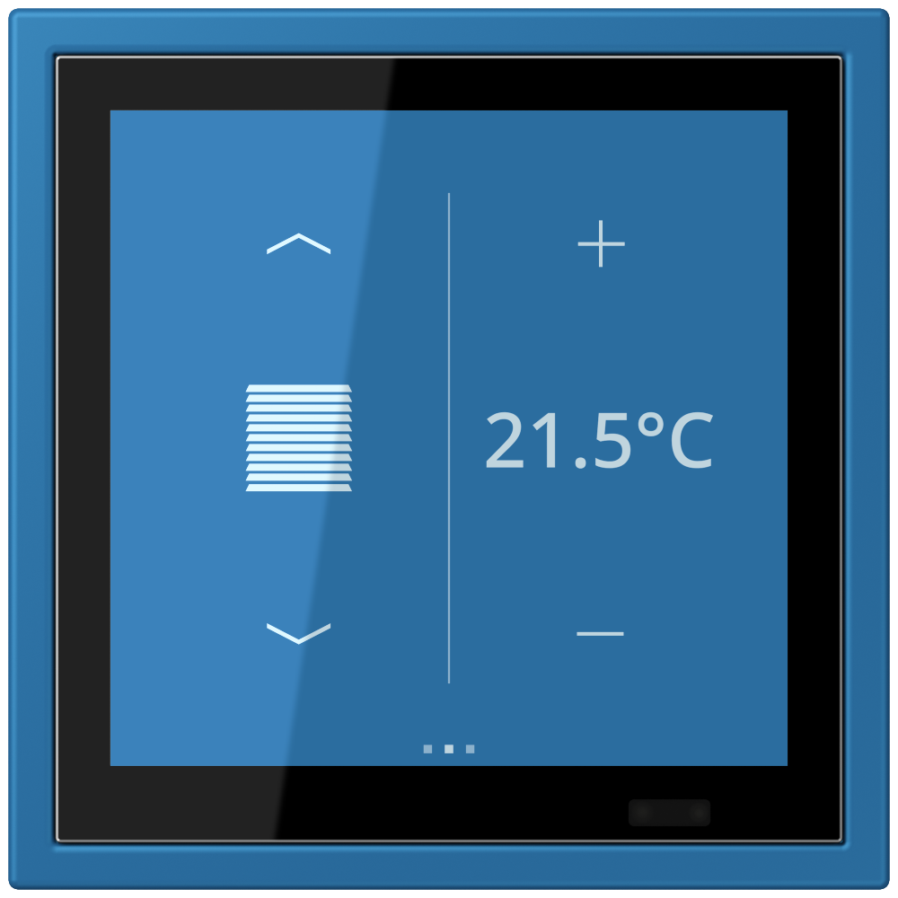 JUNG Bedienelement KNX Kst ble_cer_31 UP LCZ 459 BF D 1S 211 6Bet man.SollwVerst