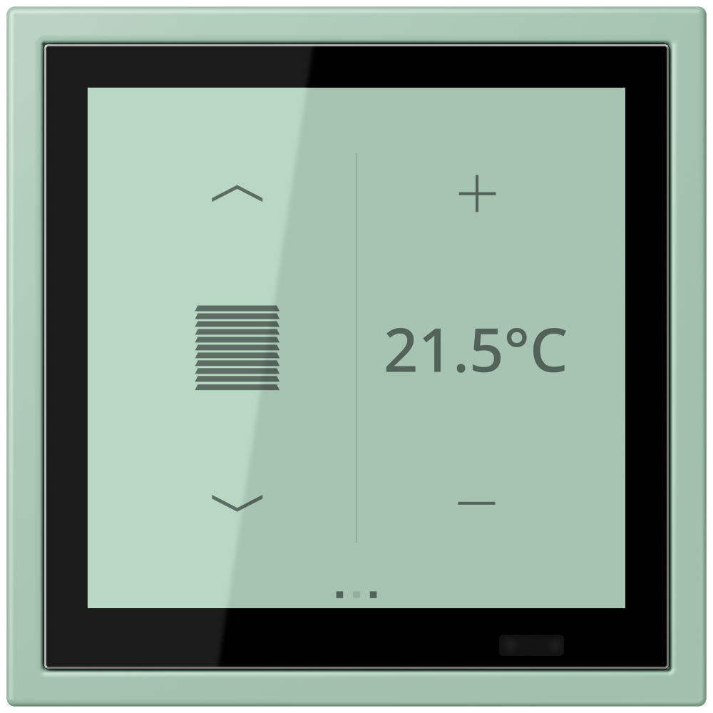 JUNG Bedienelement KNX Kst ver_ang_cla LCZ 459 BF D 1S 217 UP 6Bet Status-LED