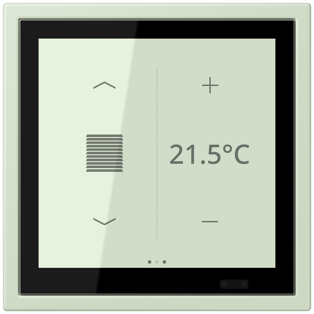 JUNG Bedienelement KNX Kst ver_ang_pal LCZ 459 BF D 1S 218 UP 6Bet Status-LED