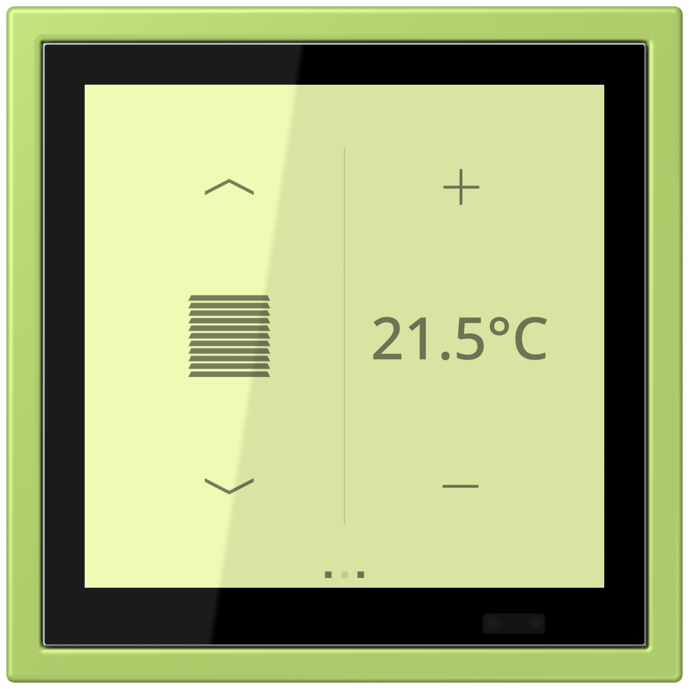 JUNG Bedienelement KNX Kst ver_cla UP LCZ 459 BF D 1S 221 6Bet man.SollwVerst
