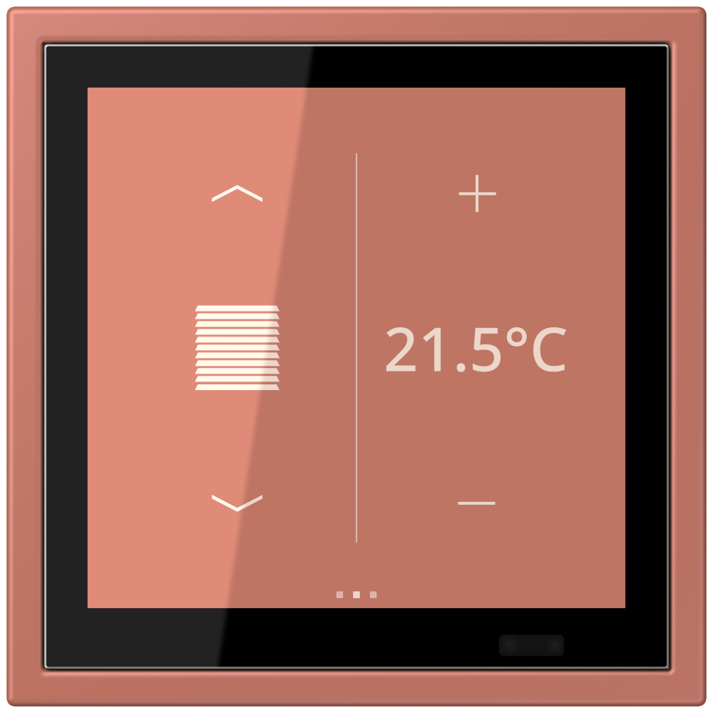 JUNG Bedienelement KNX Kst ter_sie_briq LCZ 459 BF D 1S 236 UP 6Bet Status-LED