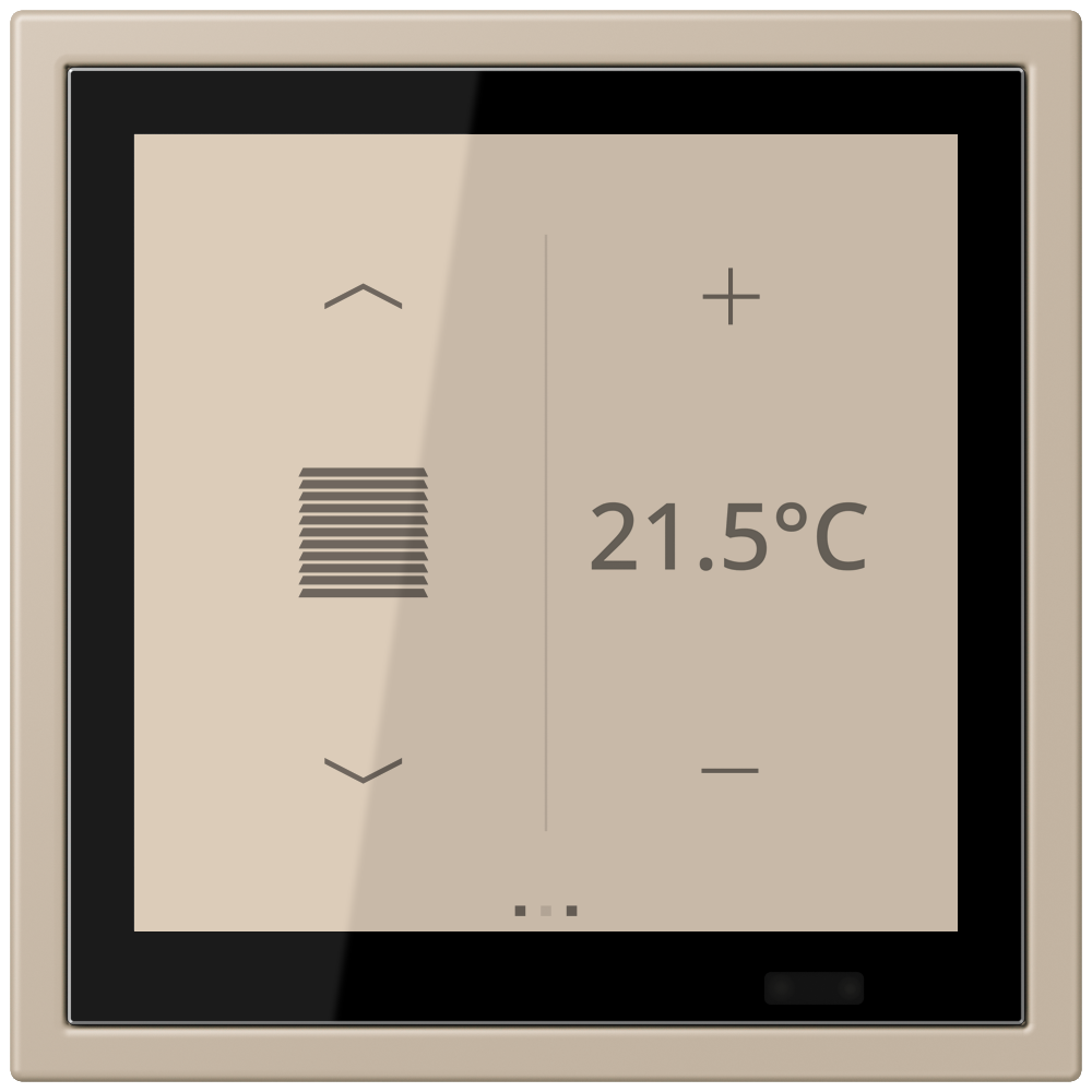 JUNG Bedienelement KNX Kst omb_nat_cla LCZ 459 BF D 1S 243 UP 6Bet Status-LED