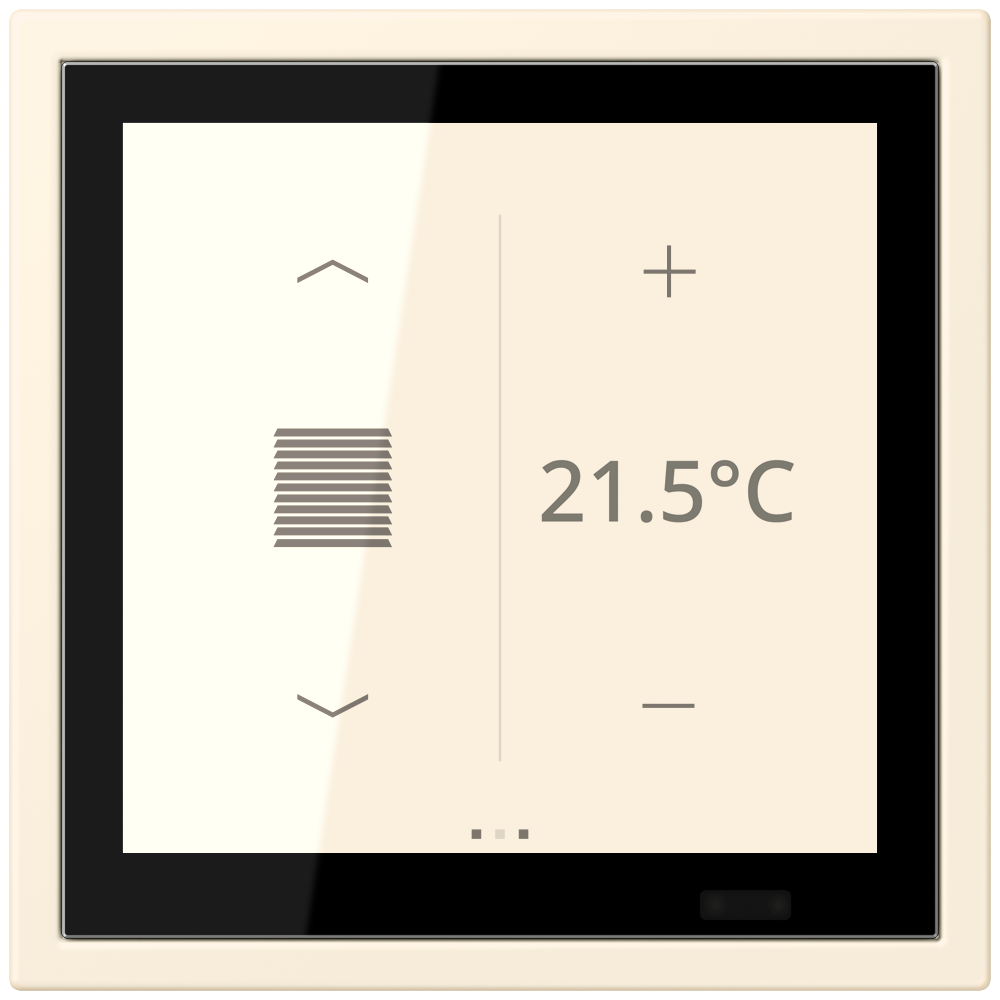 JUNG Bedienelement KNX Kst bla_ivo UP LCZ 459 BF D 1S 245 6Bet man.SollwVerst