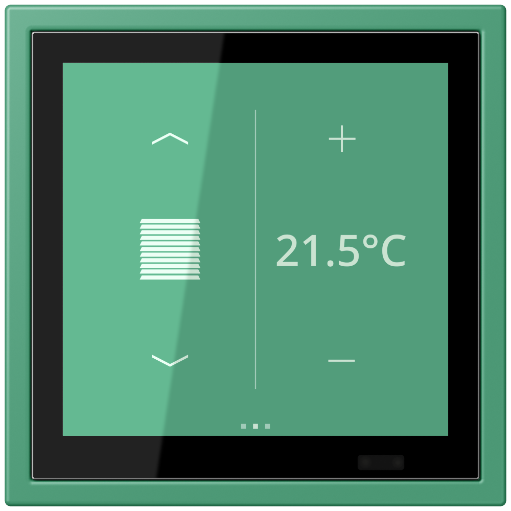 JUNG Bedienelement KNX Kst ver_59 UP LCZ 459 BF D 1S 250 6Bet man.SollwVerst