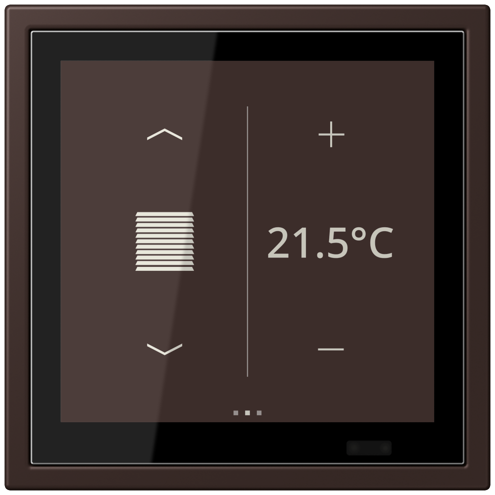 JUNG Bedienelement KNX Kst ter_d'o_59 UP LCZ 459 BF D 1S 252 6Bet man.SollwVerst