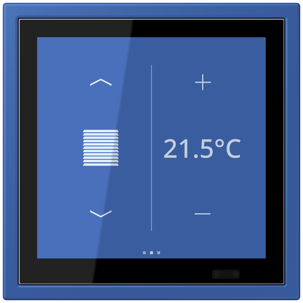 JUNG Bedienelement KNX Kst ble_out_59 UP LCZ 459 BF D 1S 253 6Bet man.SollwVerst