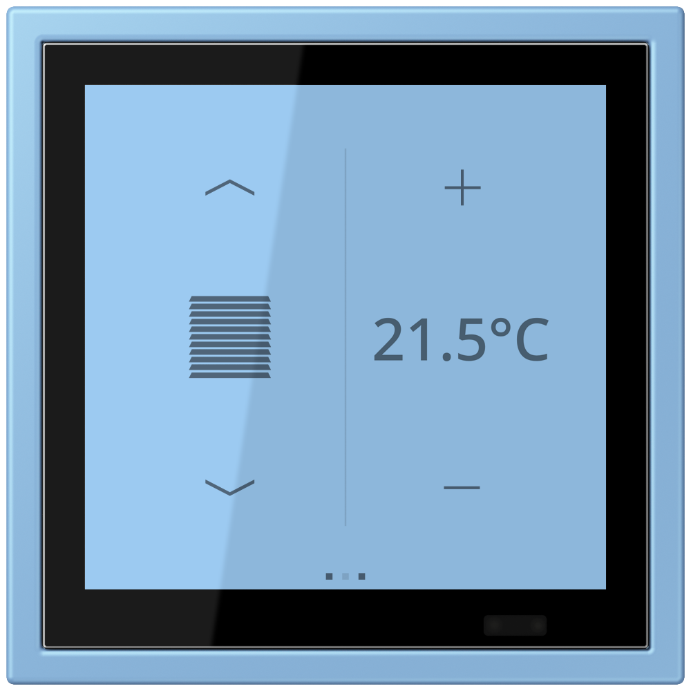 JUNG Bedienelement KNX Kst ble_cer_59 UP LCZ 459 BF D 1S 256 6Bet man.SollwVerst