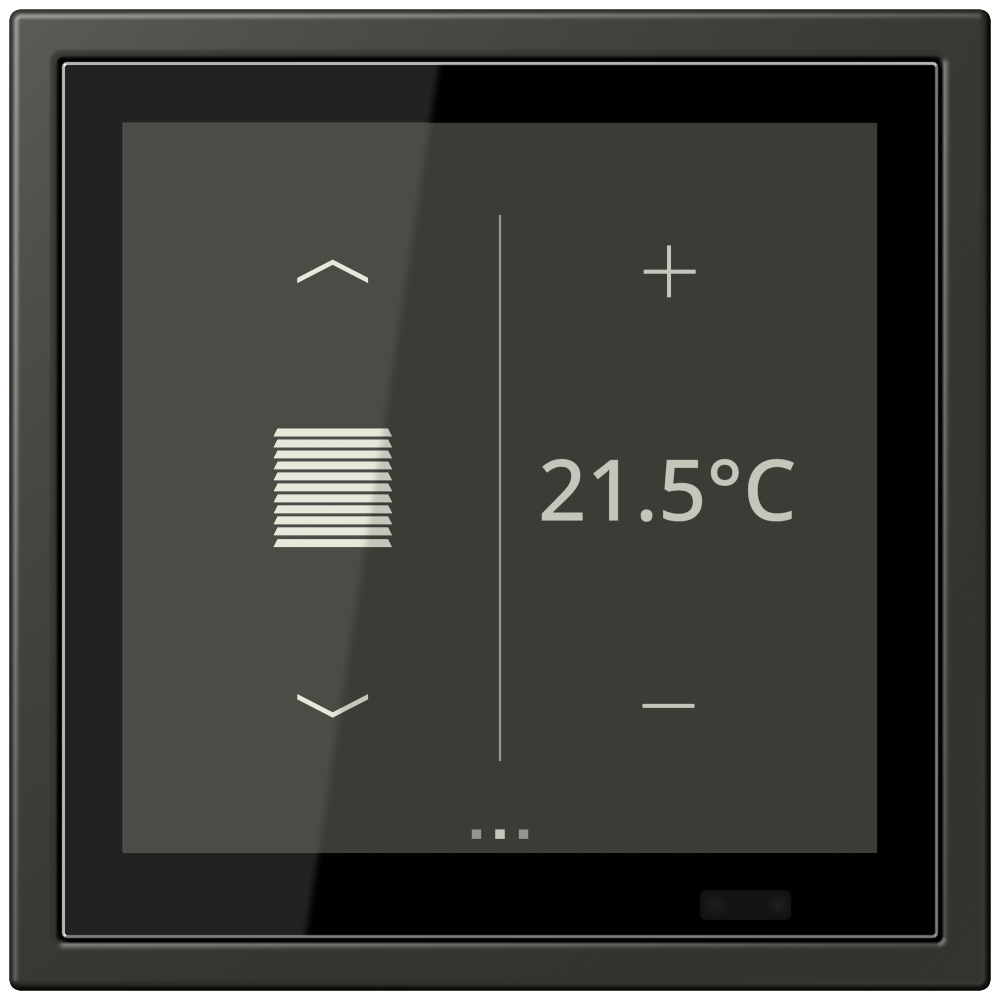 JUNG Bedienelement KNX Kst omb_nat_59 UP LCZ 459 BF D 1S 259 6Bet man.SollwVerst