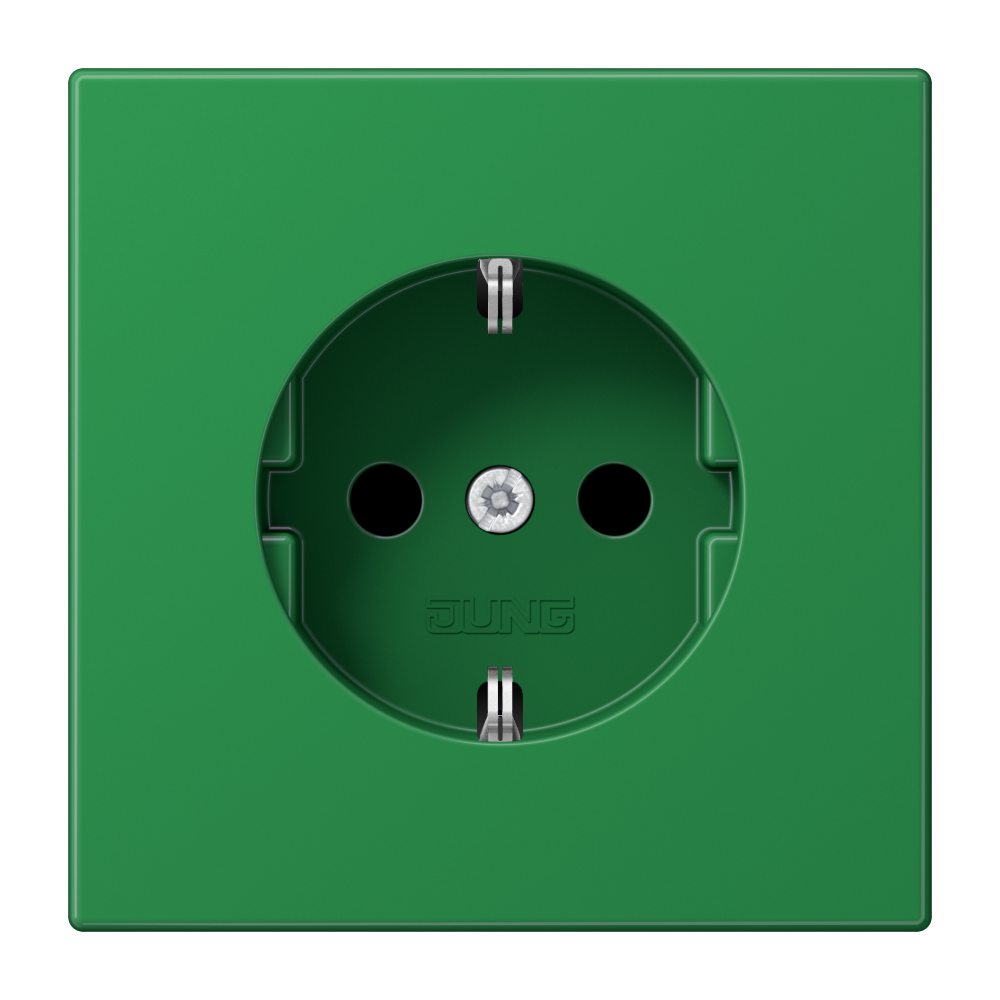 JUNG Steckdose 1f gn glz UP IP20 vert LS 1520 BF GN