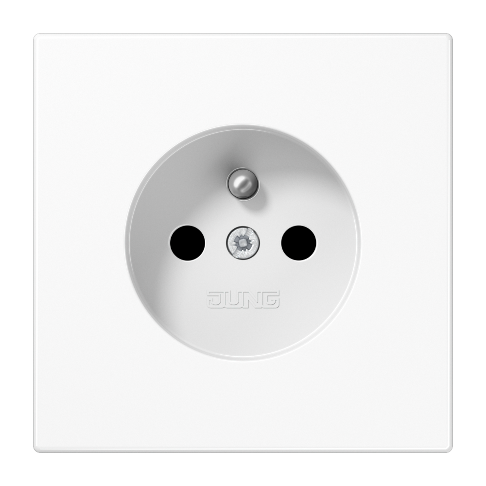 JUNG Steckdose 1f aws glz UP Schutzk LS 1520 FKI WW IP20 vert
