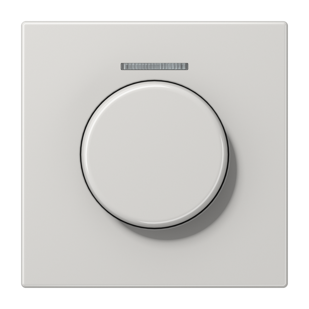 JUNG Drehknopf Symbol Dimmer lgr glz LS 1940 KO5 LG