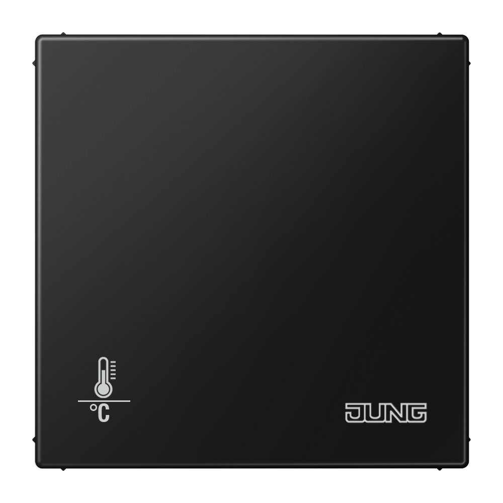 JUNG Raumtemperaturregler UP KNX gra-sw LS 2178 ORTS SWM mt