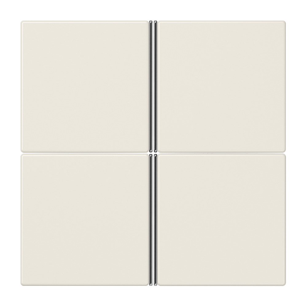 JUNG Taste_4t Schalter ws glz LS 404 TSA f.Bussystem