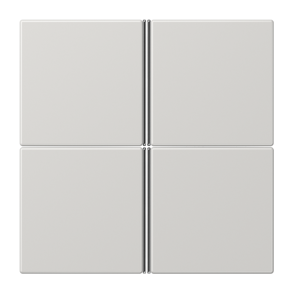 JUNG Taste_4t Schalter lgr glz LS 404 TSA LG f.Bussystem