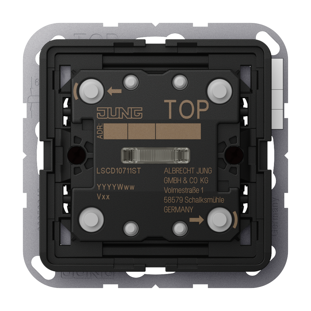 JUNG Tastsensor KNX UP 1f 2pkt CD/LS LS CD 1071 1ST inkl.Ankoppl