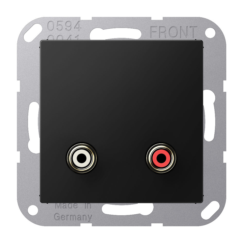 JUNG Multifunktionsdose UP 1data gra-sw A M 1021 SWM