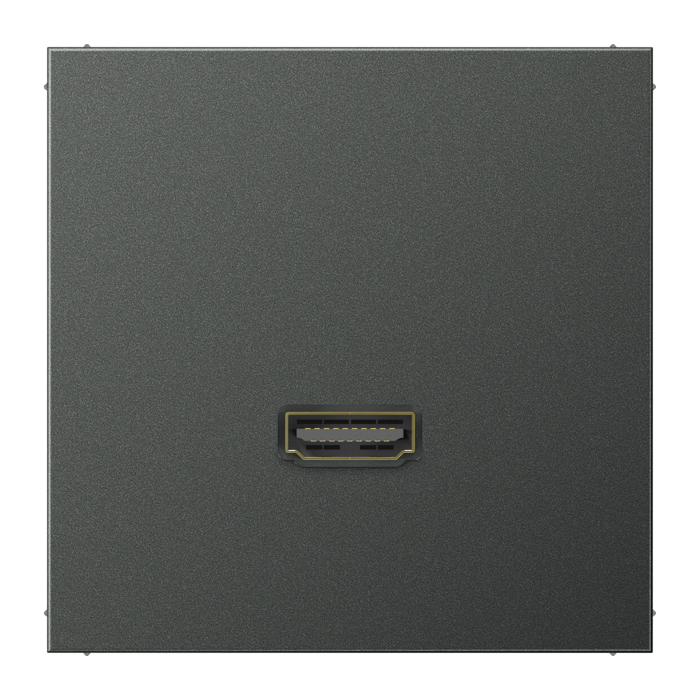 JUNG HDMI-Steckdose UP Kanaleinb 1HDMI LS MA AL 1112 AN anth