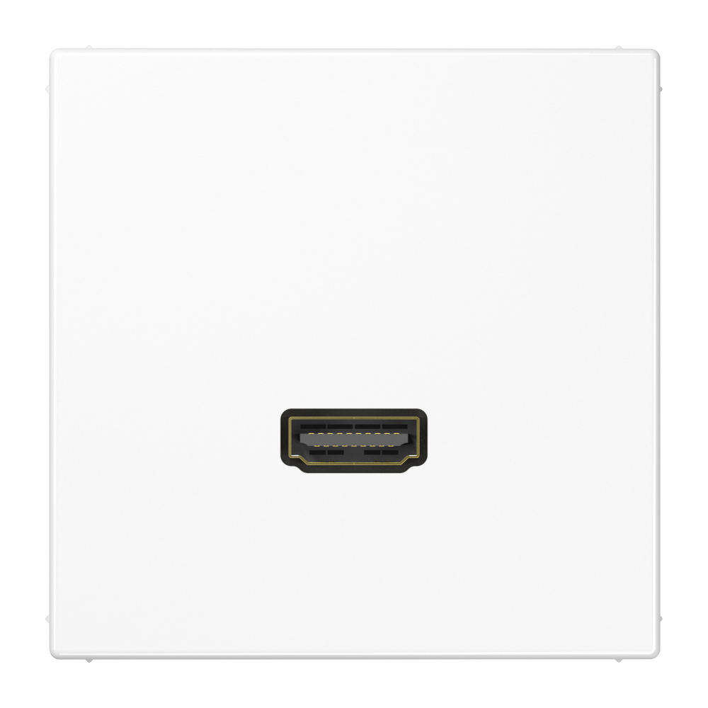 JUNG HDMI-Steckdose UP Kanaleinb 1HDMI LS MA 1112 WW ws RAL9010