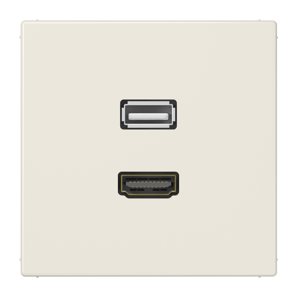 JUNG HDMI-Steckdose UP Kanaleinb 1data LS MA 1163 1HDMI ws RAL1013