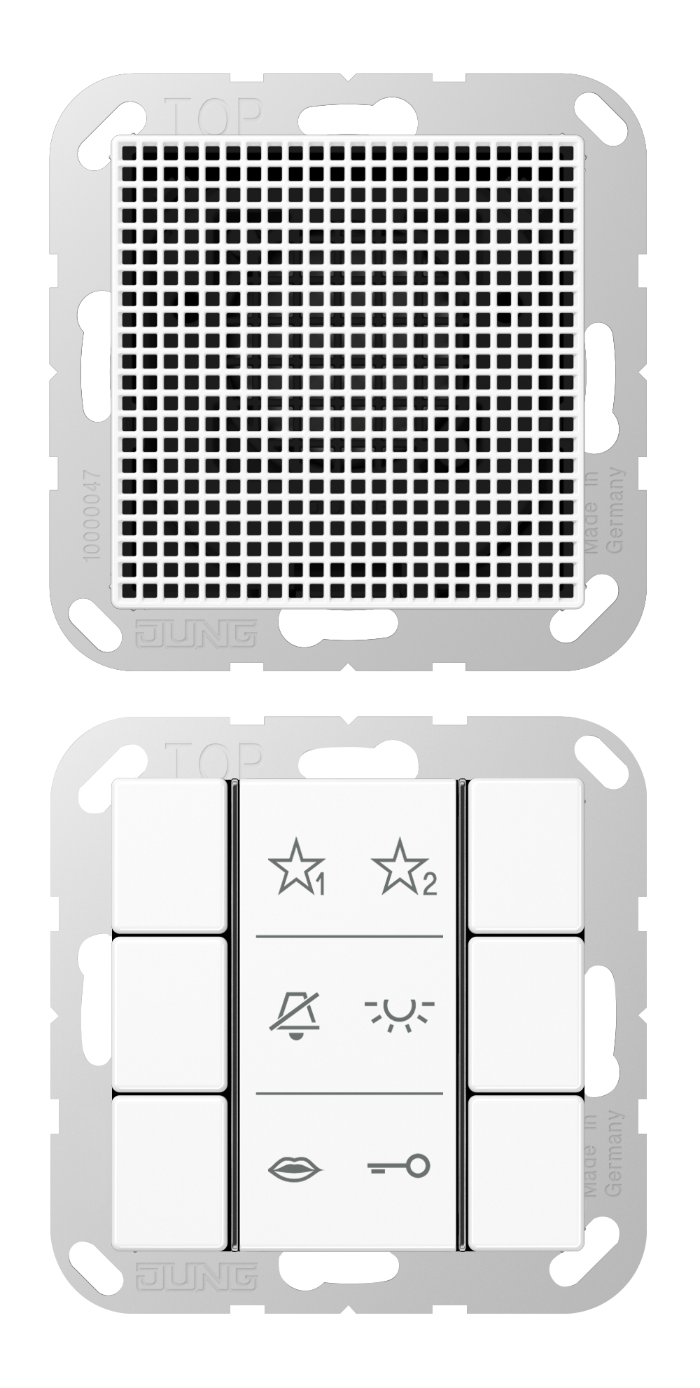 JUNG Audio-Innenstation Bus UP aws AS/A SI AI A 6 WW Rufabschalt