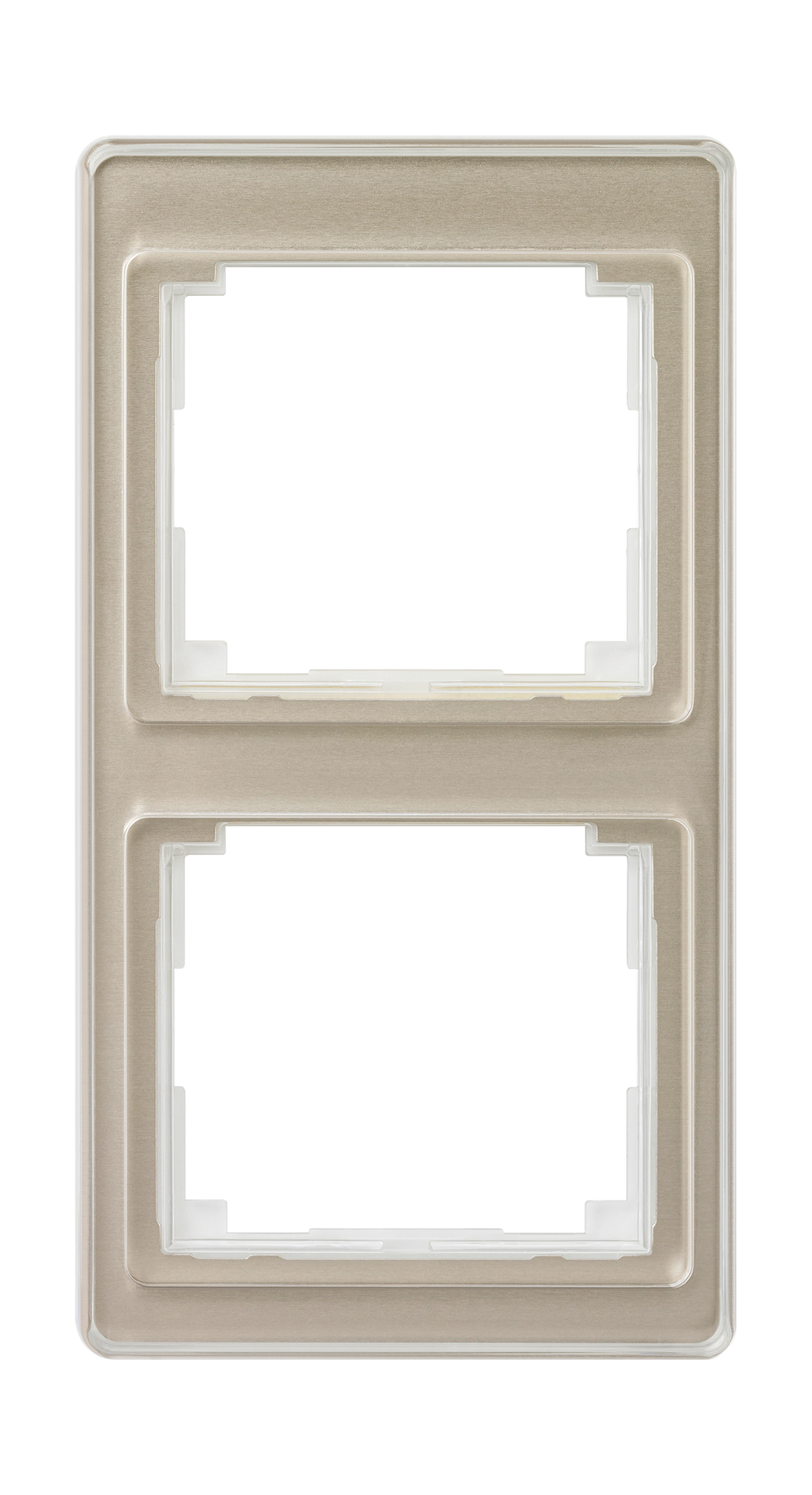 JUNG Einbaurahmen 2f brz glz vert Glas SL / SL 500 SL 582 GB f.GEB-K