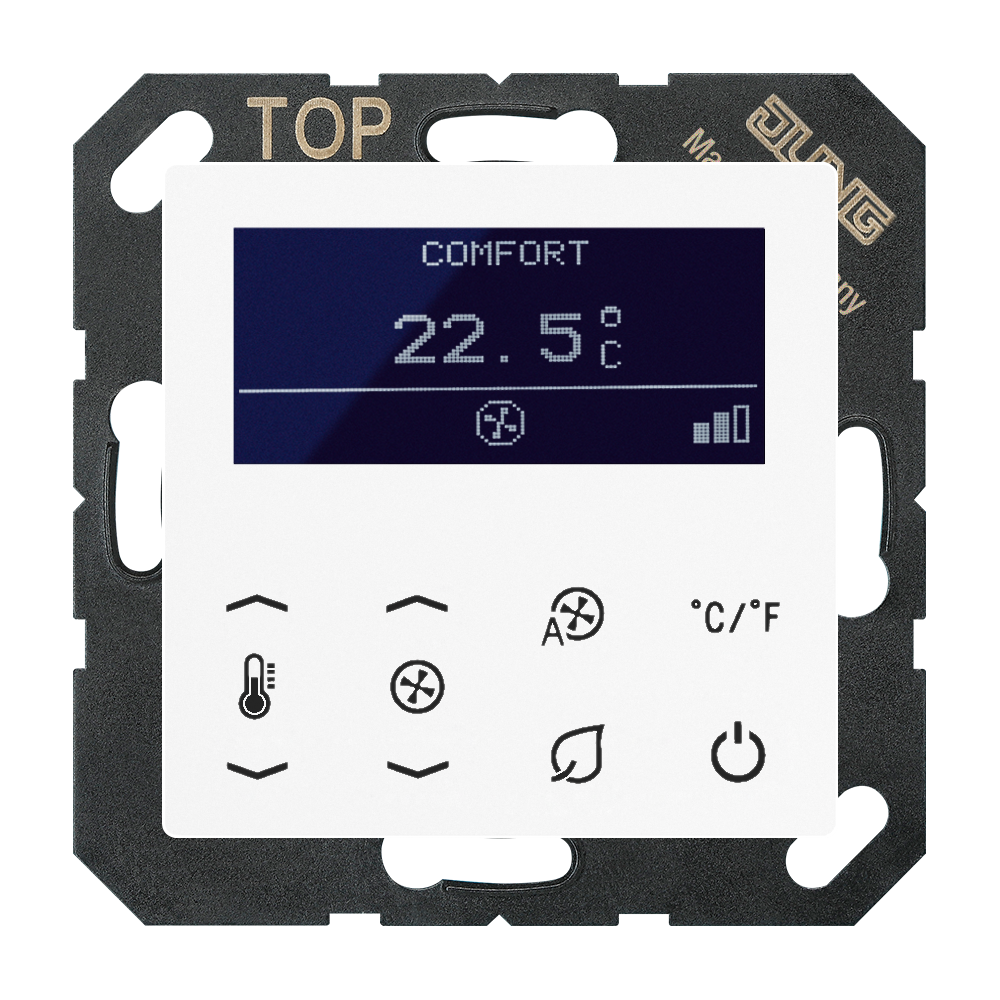 JUNG Bedienelement KNX Glas aws UP 8Bet AS/A TRD A 5248 WW m.Display Status-LED