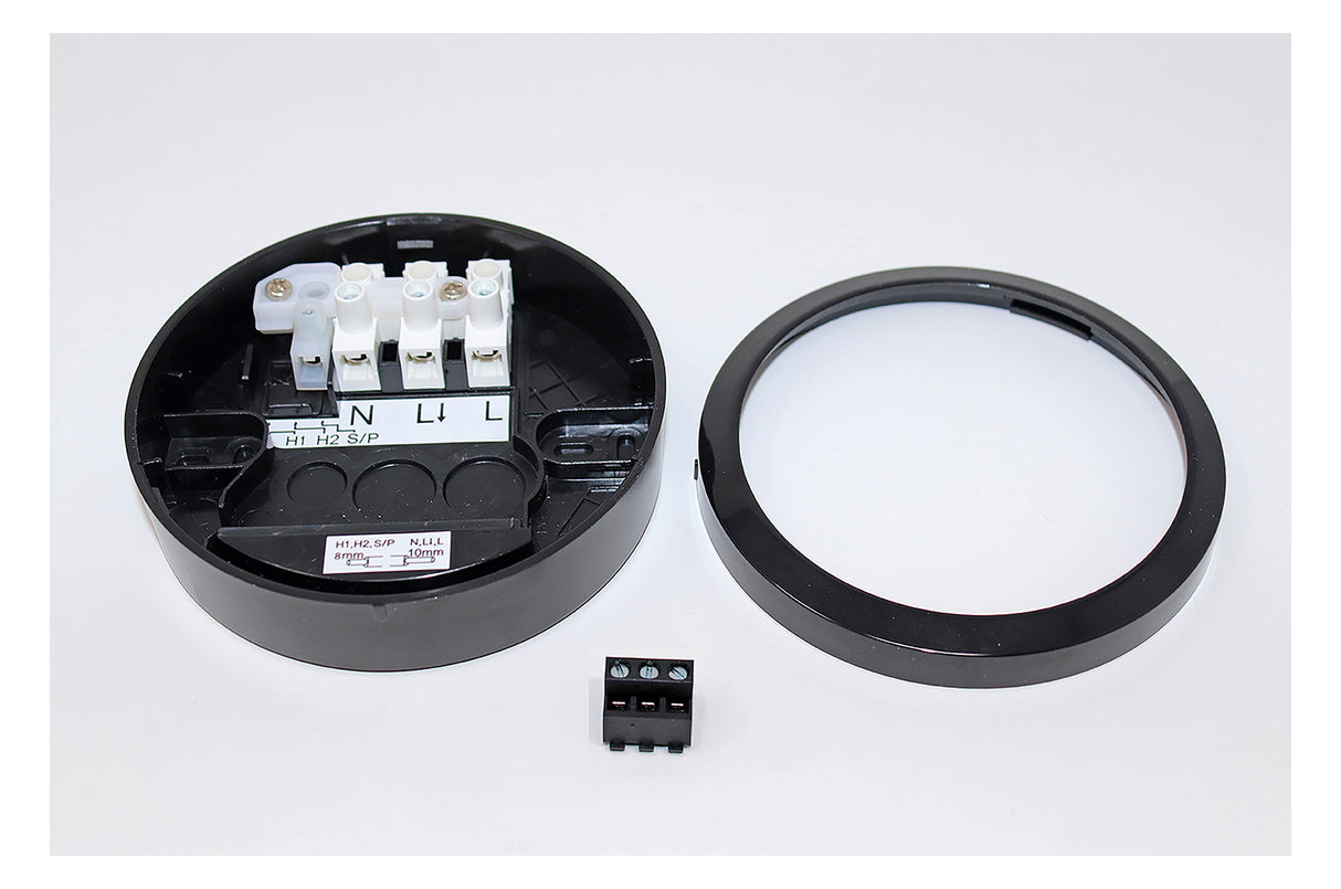 THEBEN Aufputzgehäuse sw Zubehör Surface box LUXA 103 BK