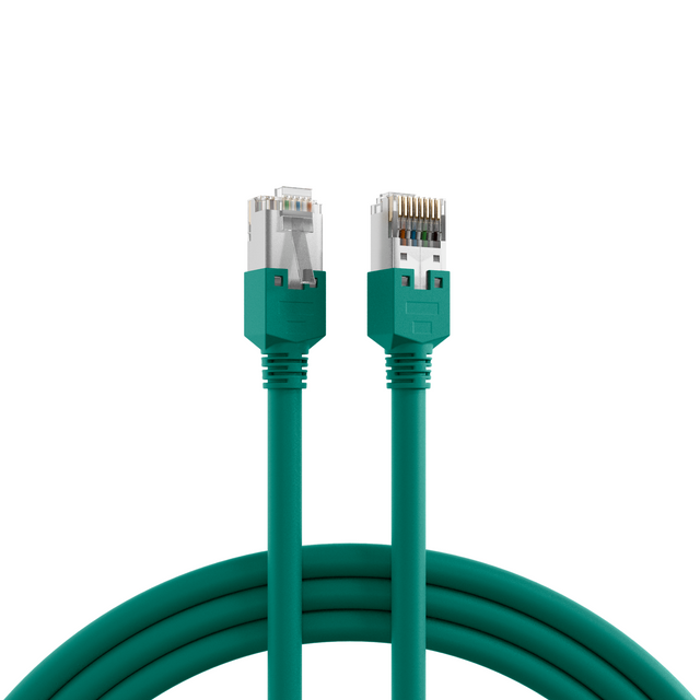 RJ45 Patchkabel Cat.5e F/UTP LSZH Draka UC300 TM11 grün 50m Stück