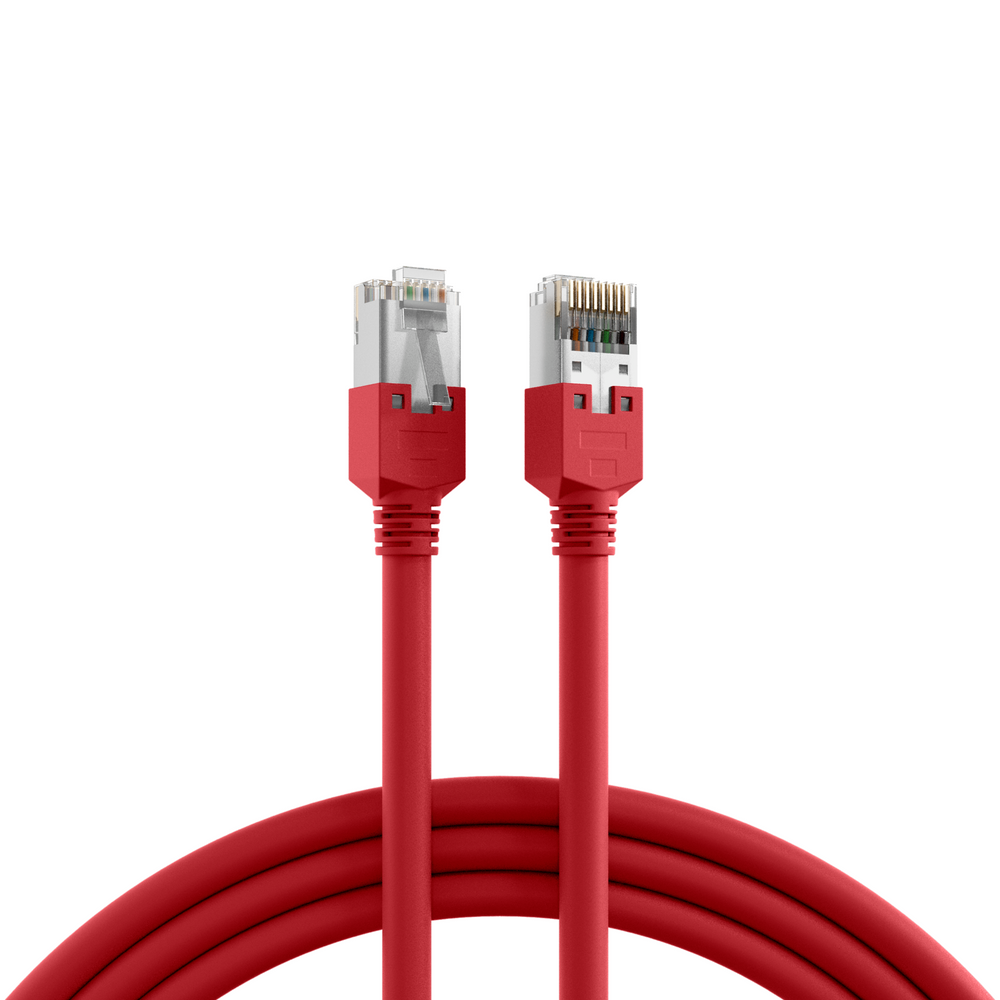 RJ45 Patchkabel Cat.5e F/UTP LSZH Draka UC300 TM11 rot 50m Stück
