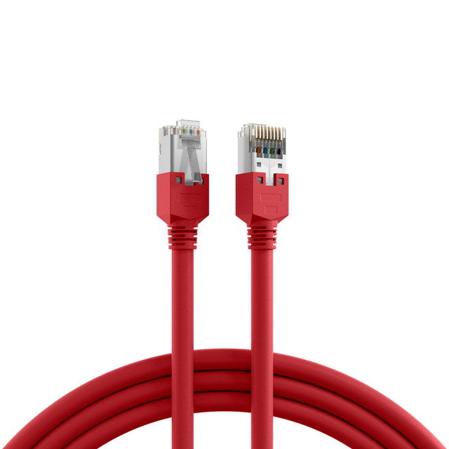 RJ45 Patchkabel Cat.5e F/UTP LSZH Draka UC300 TM11 rot 50m Stück