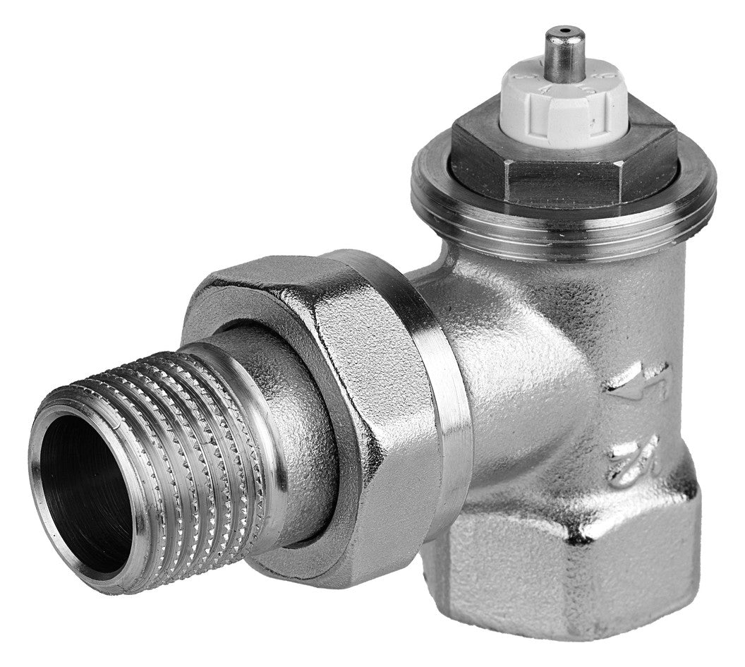 Honeywell Thermostatventilkörper SX Messing vernickelt, Eck, 3/8'' | V2000ESX10