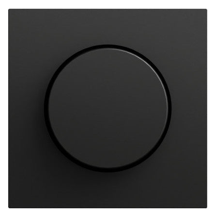 GIRA Drehknopf Symbol Dimmer sw lack 065074