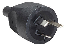 BACHMANN Schutzkontaktstecker 10A 250V 910.182 Kst IP20 sw ger