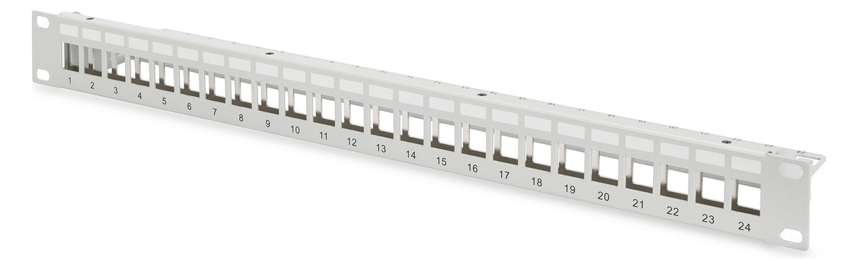 ASSMANN ELEKTRO Modular Patch Panel 24F geschirmt 24-Port, blank DN-91410
