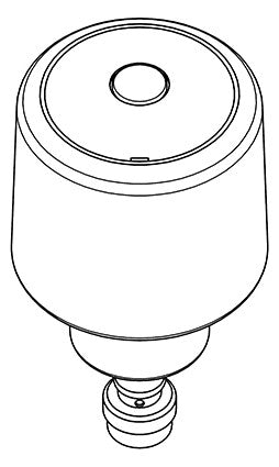 KWC AQUAROTTER Oberteil, f. Selbstschlus duschen, 2000104373