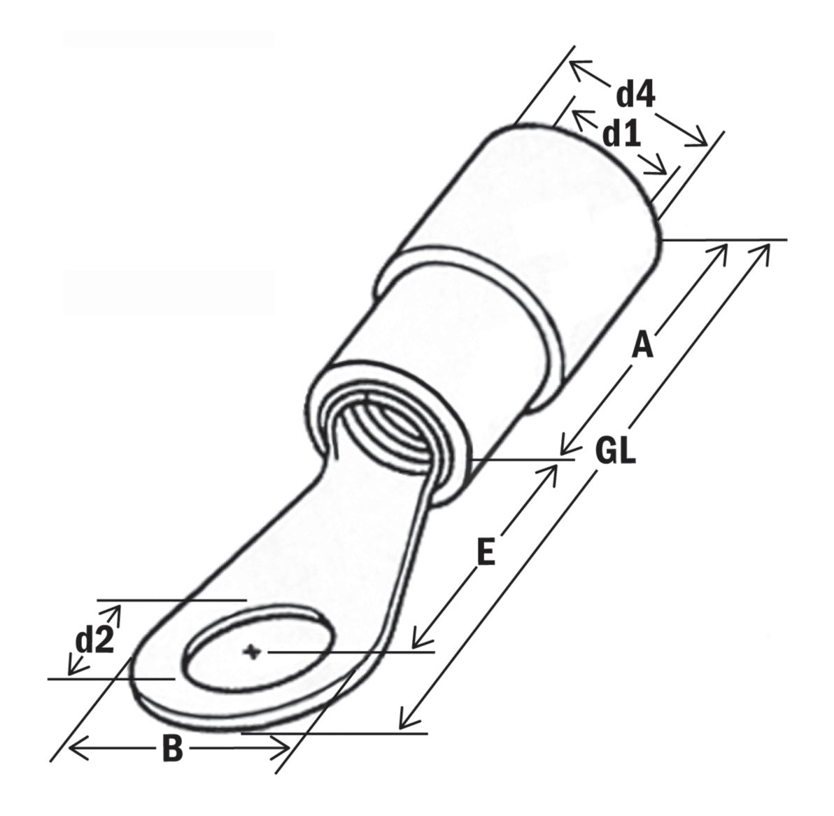 HAUPA Ringkabelschuh M5 25qmm ge 260922