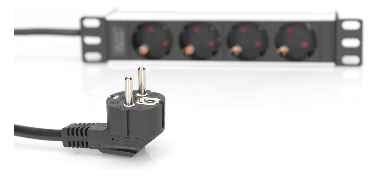 ASSMANN ELEKTRO Rack-Stromverteilung 1HE DN-95418 4Steckd